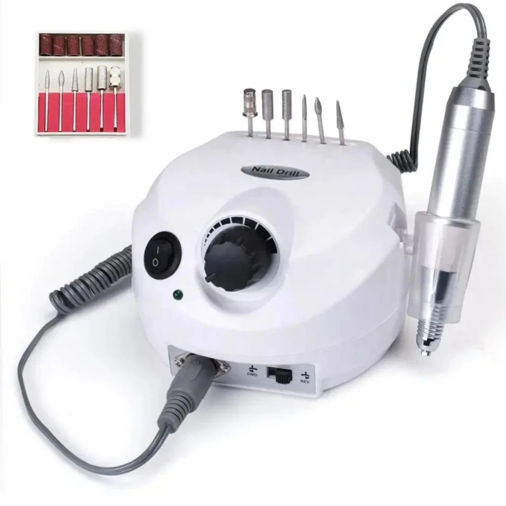 Lixadeira Motor 35.000 RPM Nail Drill Profissional para Unha Gel Bivolt