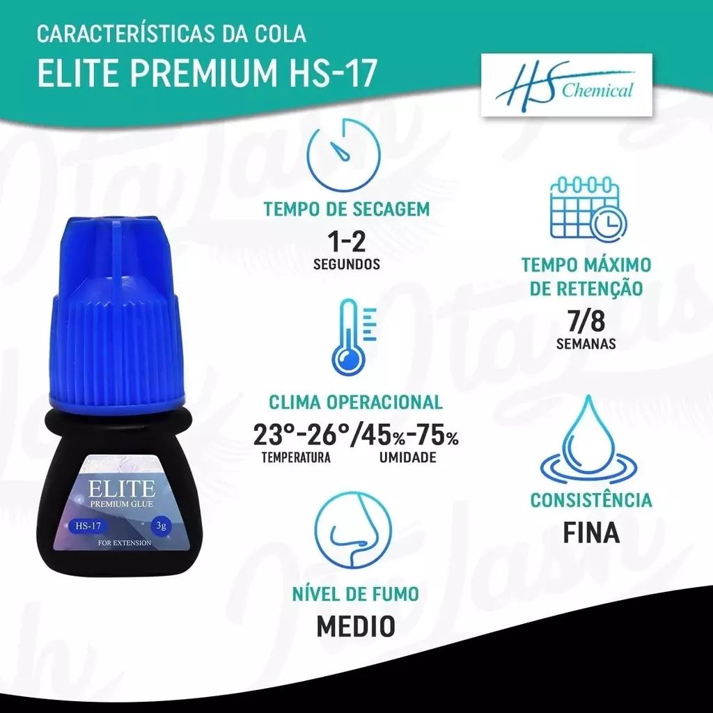 Cola para Cílios Elite HS 17 3ML