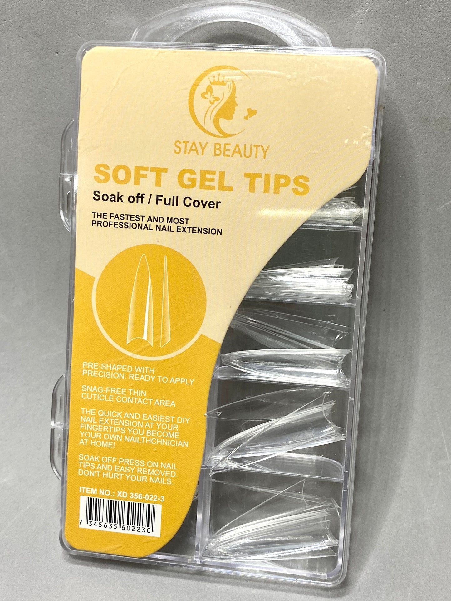 Soft Gel Tips Stiletto- Stay Beauty
