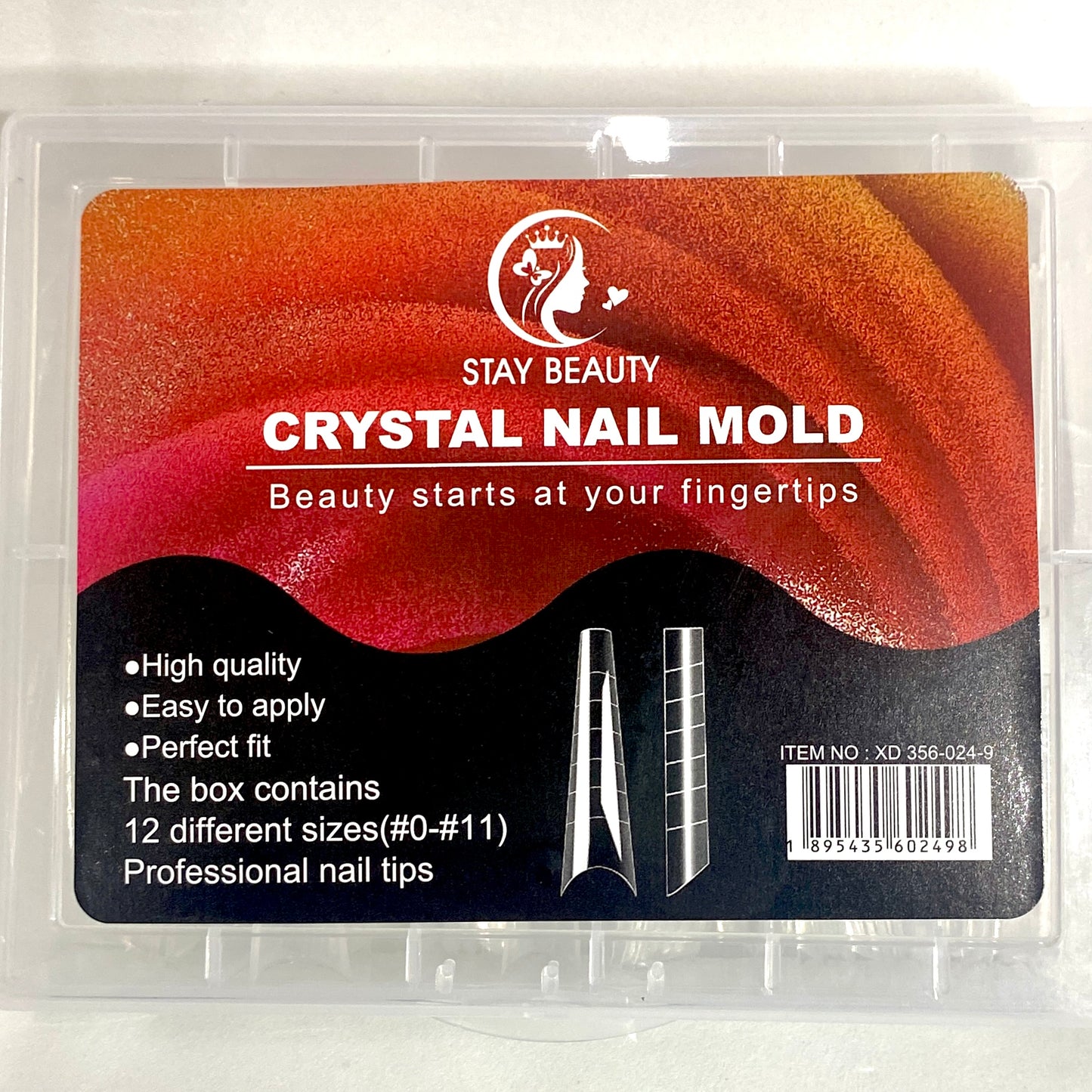Molde Crystal Nail Mold Stay Beauty 0249
