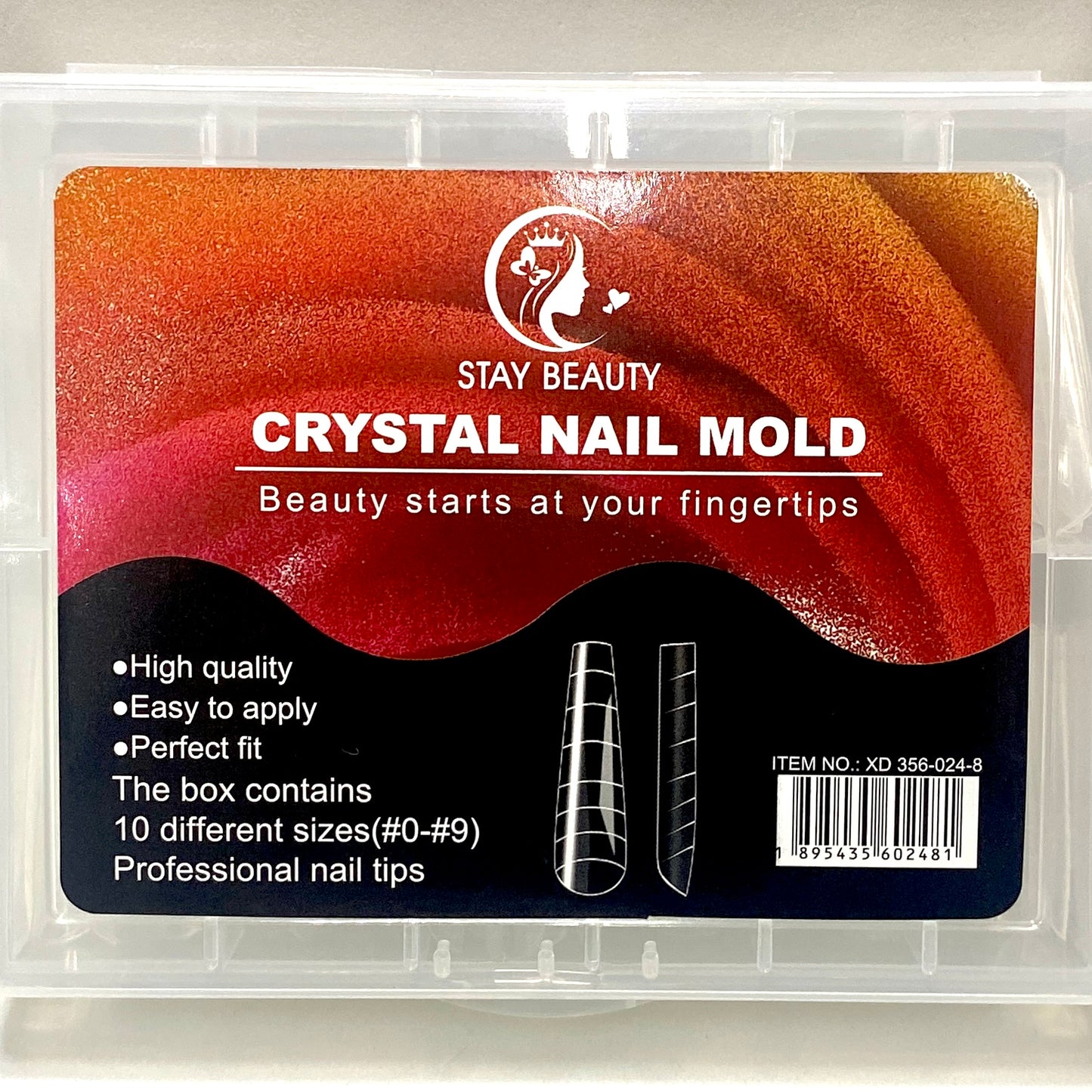 Molde Crystal Nail Mold Stay Beauty 0248