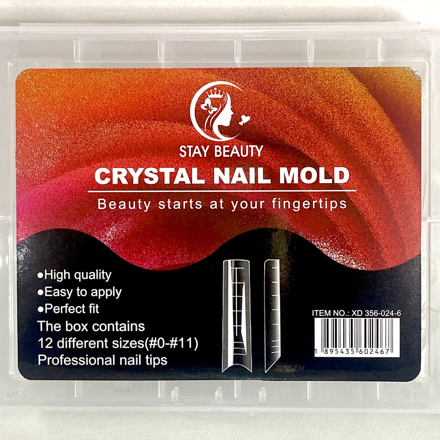 Molde Crystal Nail Mold Stay Beauty 0246