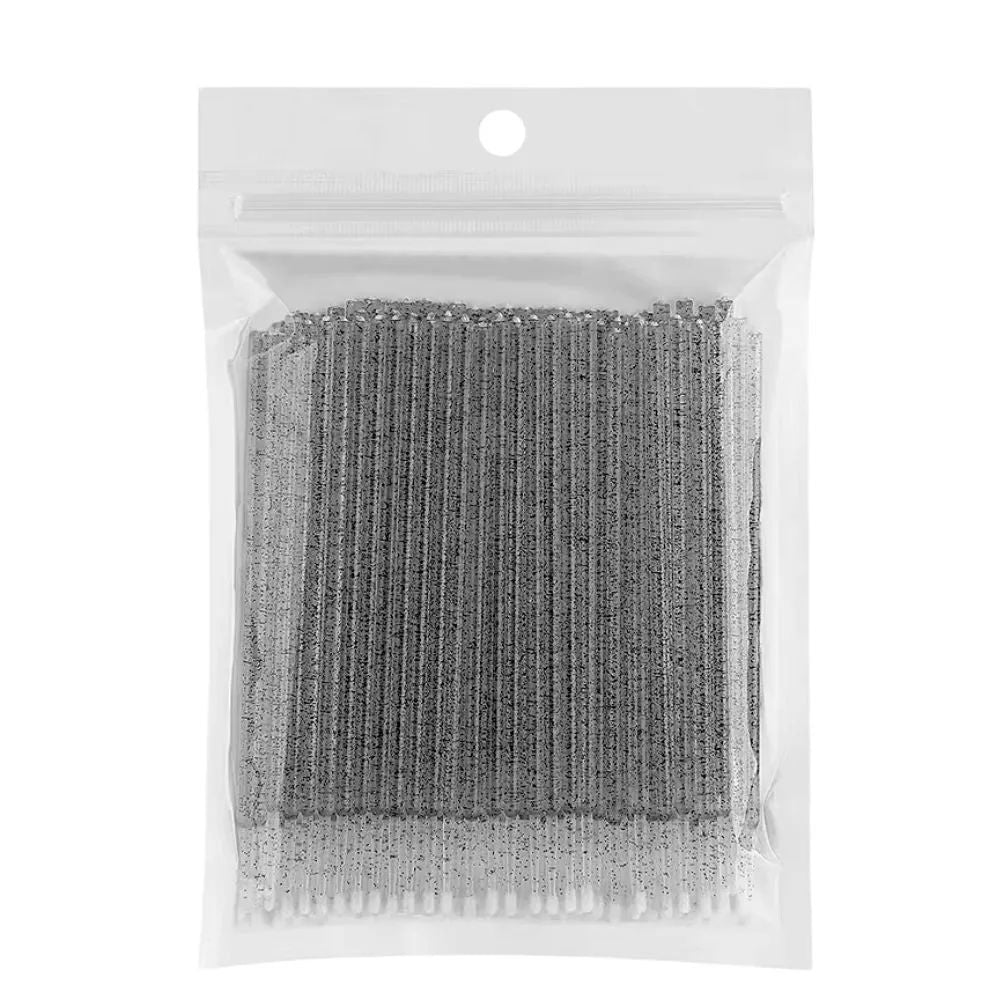 Microbrush para Lash Design - Preto com Glitter