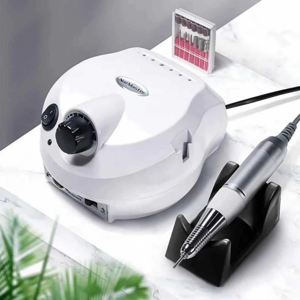 Lixadeira Motor 35.000 RPM Nail Drill Profissional para Unha Gel Bivolt