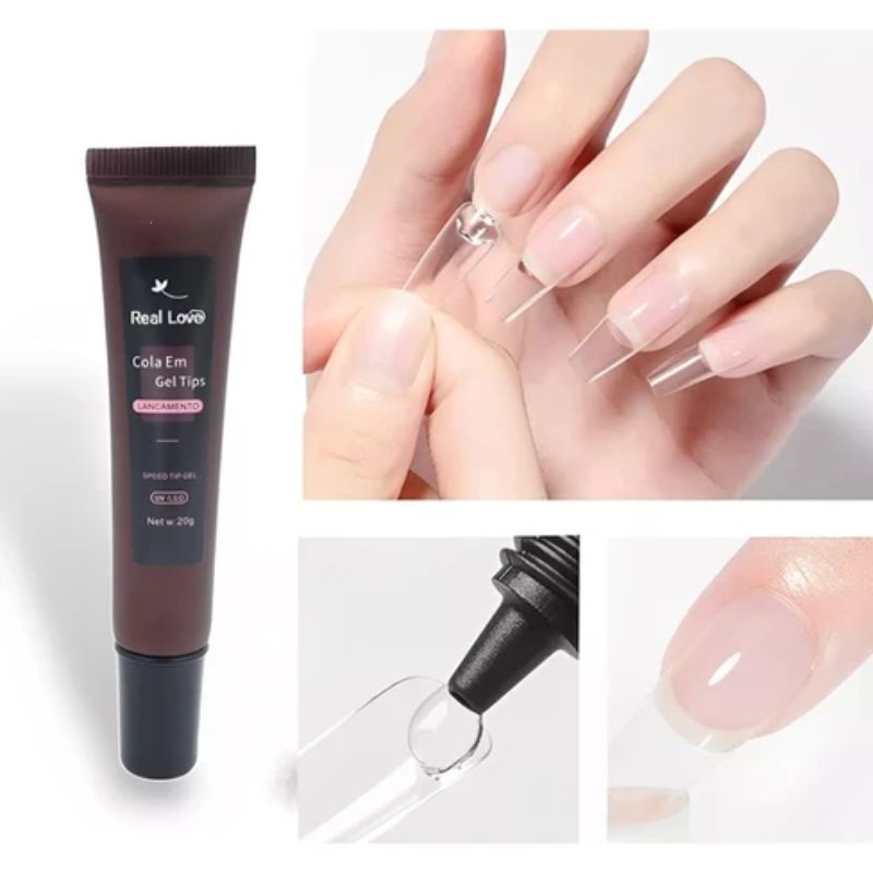 Cola em Gel para Tips Soft Gel - Real Love