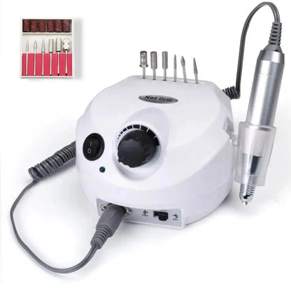 Lixadeira Motor 35.000 RPM Nail Drill Profissional para Unha Gel Bivolt