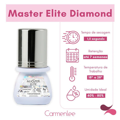 Cola para Cílios Master Elite Diamond 3g