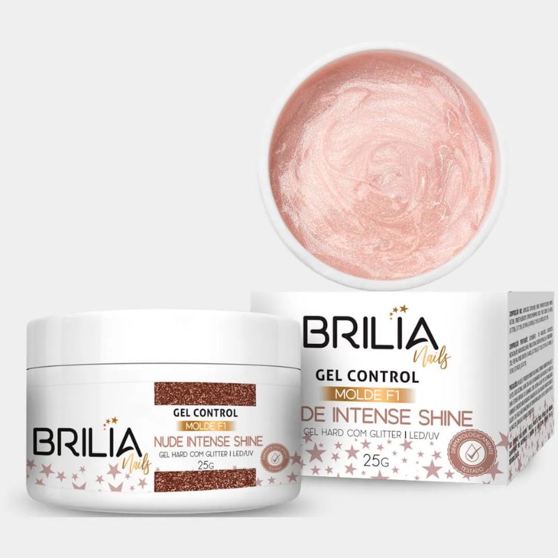 Gel Control Nude Intense Shine 25g Brilia Nails