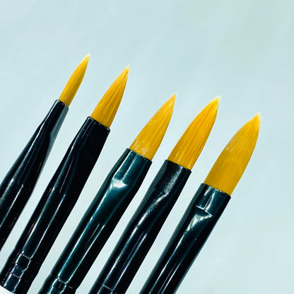 Kit com 5 Pincéis para Unhas em Acrílico