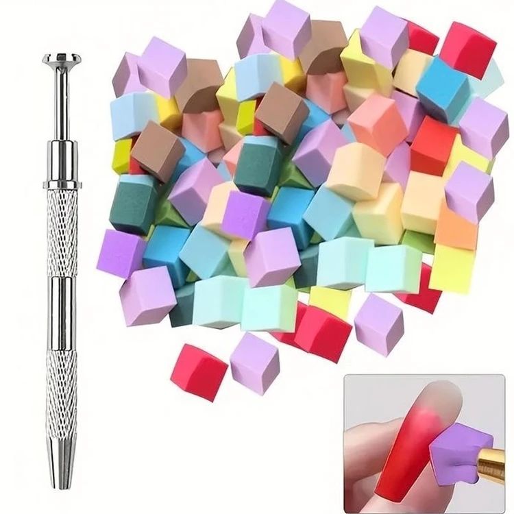 Kit de Esfumar para Unhas – Efeito Degradê Profissional