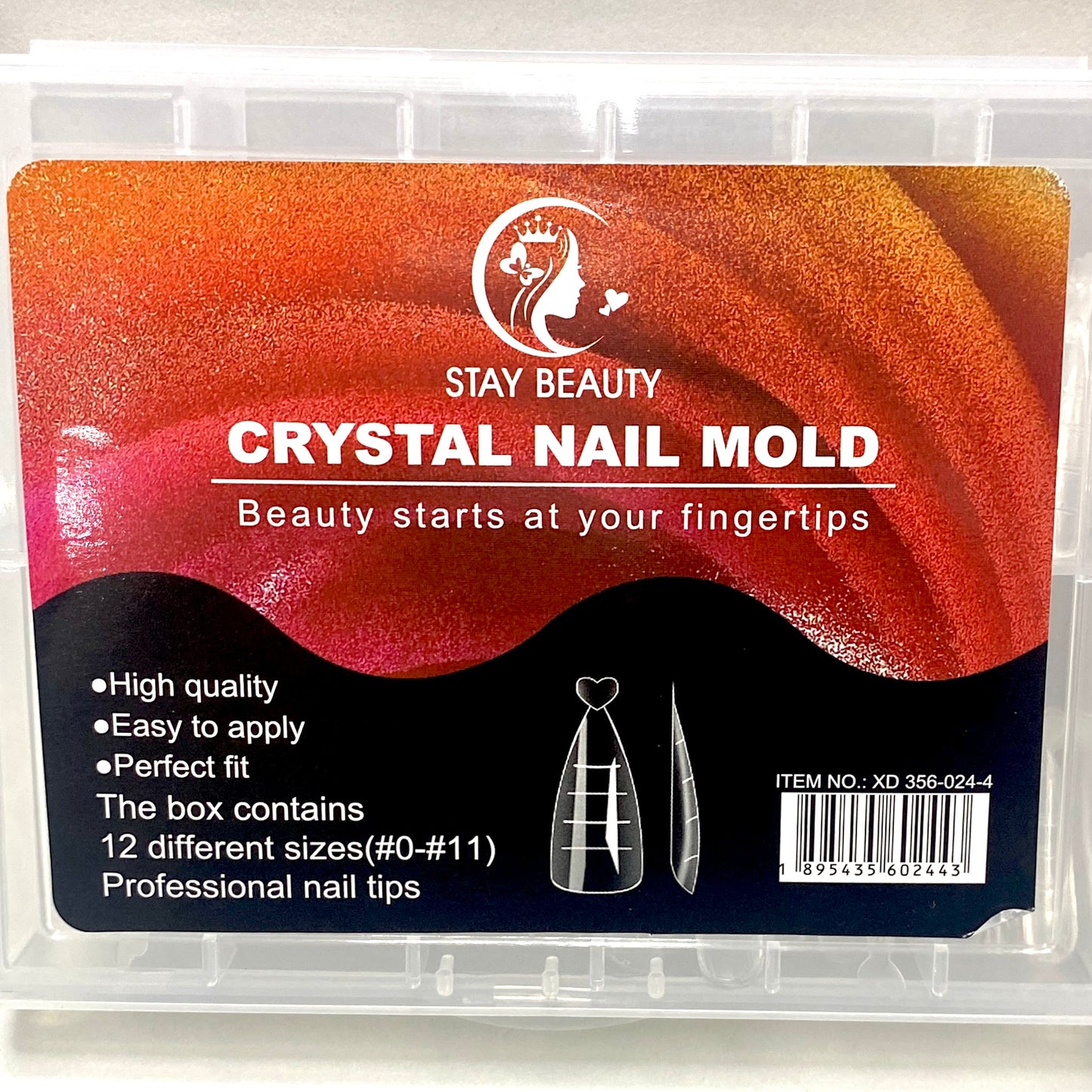 Molde Crystal Nail Mold Stay Beauty  0244