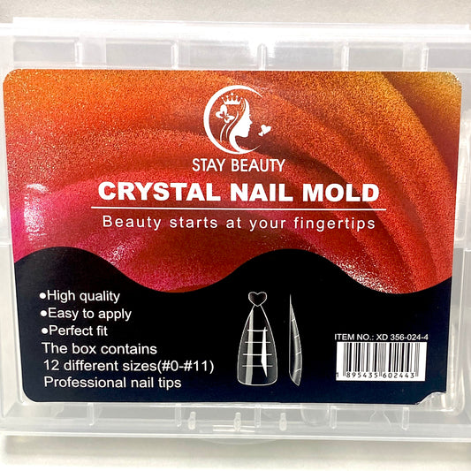 Molde Crystal Nail Mold Stay Beauty  0244