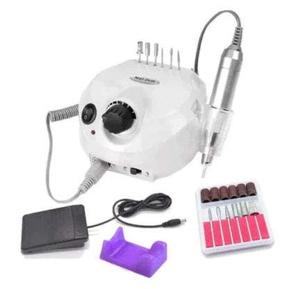 Lixadeira Motor 35.000 RPM Nail Drill Profissional para Unha Gel Bivolt