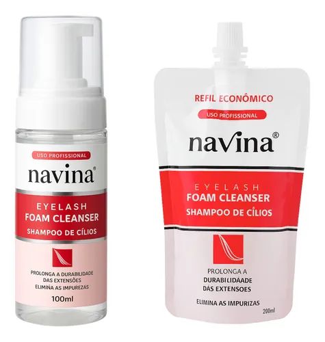 Refil de Shampoo de Cílios Navina 200ML