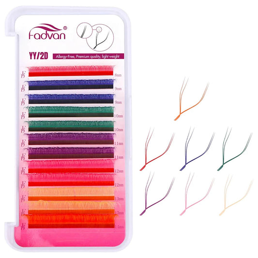 Cílios Colorido Fadvan yy 2d (MIX)